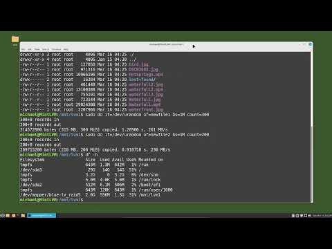 Linux Command Line (98) LVM pt8 - LVM RAID5