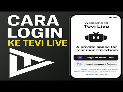 Cara Login Aplikasi Tevi Live || Cara Masuk Ke Aplikasi Tevi Live