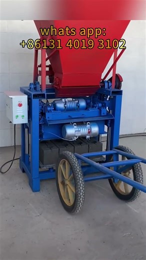 Hollow brick machine, small cement brick making machine, semi-automatic block forming machine