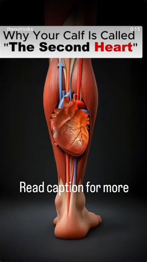nutriniks_healthybeautyfy on Instagram: "🫀 Why Calves Are Called the Second Heart 1. They work as a blood pump When you walk, stand on toes, or contract your calf muscles, the muscles squeeze the deep veins in your legs. This squeezing pushes blood upward against gravity. 2. Prevent blood pooling Without calf muscle movement, blood tends to pool in the lower legs, causing: Swelling Varicose veins Heavy/tired legs Risk of blood clots 3. Helps the heart work less The heart has to work hard to pul