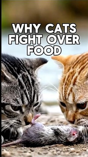 Why Cats Fight Over Food #didyouknow #cat #funny