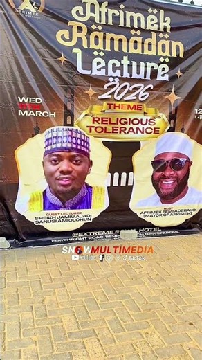 AFRIMEK RAMADAN LECTURE