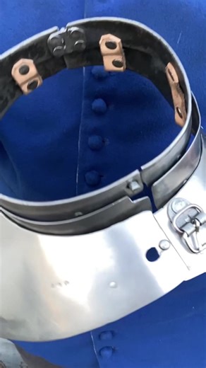 Handcrafted Medieval Armor: Protecting a Knight's Throat