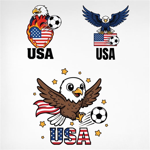 World Cup 2026 Png, USA Eagle Png, National Team PNG, International Soccer, Football Logo PNG, Sublimation - Etsy