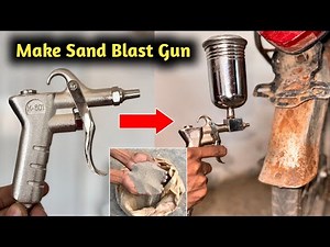 How to make Sand Blaster Gun || DIY Send Blaster || Sand Blaster Gun