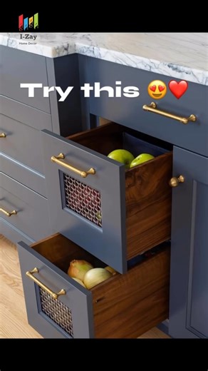 Smart Wicker Basket in Modular Kitchen | Stylish Storage Hack 2026 🧺✨ #storagebasket