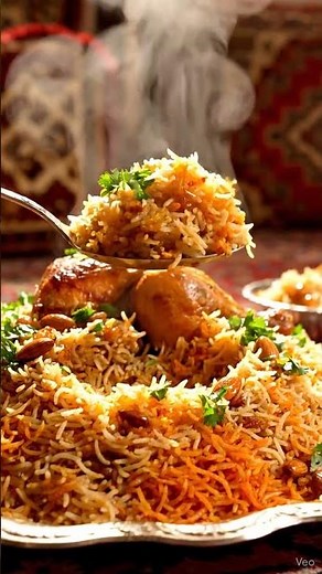 Kabsa Chicken Roast 🇸🇦 | Saudi Arabia’s National Dish | ASMR Spiced Rice & Aroma Steam Cinematic