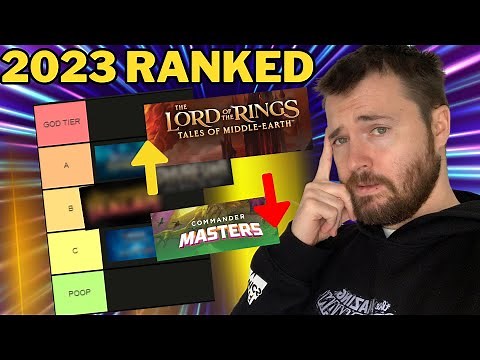 Ranking The Magic The Gathering Sets from the Year 2023..