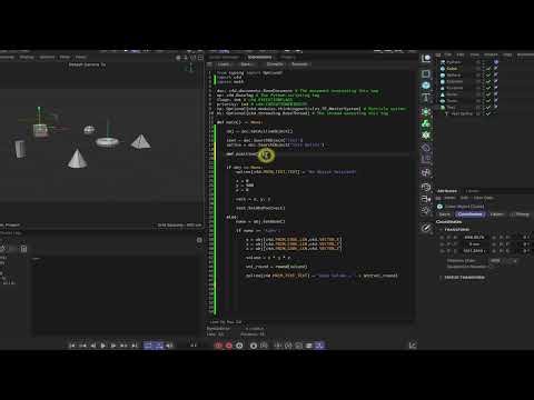 Cinema 4D Python Tutorial 15: Object Volume Calculator (Python Tag)