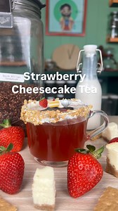 I already knew this Strawberry Cheesecake Tea was gonna be a banger 🍓🍰 I can’t wait to make this cold in the summer! 9 outta 10 EASY 🙌🏽🫖 #tea #theteaguy #tearecommendations #teasuggestions #strawberrycheesecaketea #crazyteablends #tealovers #reels | Mintybongwater
