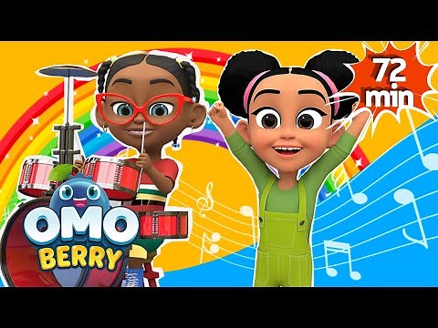 OmoBerry Musical JAM! | Learning Songs for Kids | OmoBerry