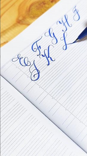 Letter "A-z" Font Calligraphy brushpen tutorial💫✨ #calligraphy #cursivewriting