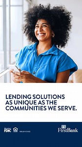 Let your local FirstBank lender tailor a loan with competitive rates and flexible terms to perfectly fit your financial life. | FirstBank