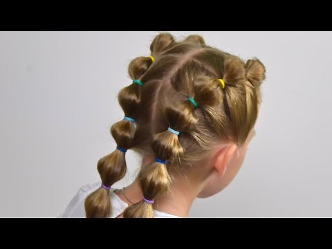 Double Bubble Braid Tutorial ★ 2024 Hairstyles for little girls | Hair Tutorial by LittleGirlHair