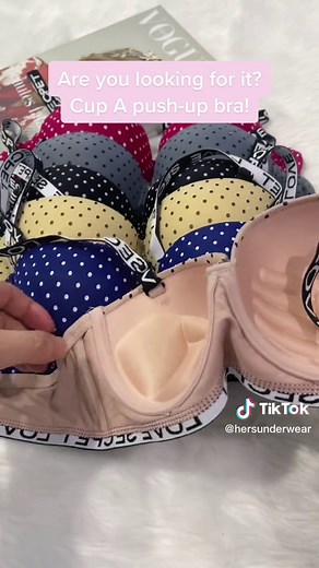 Cup A ! Push-up bra! 32A 34A 36A 38A!#pushupbra #cupA #womensfashion #underwear #bra