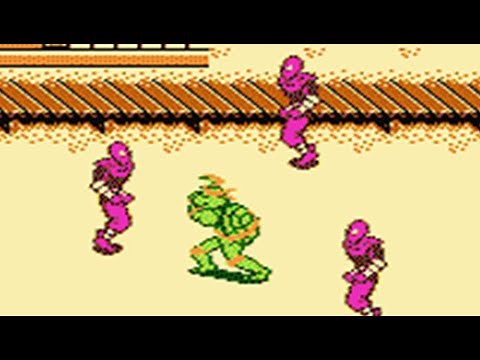 TMNT 3 - The Manhattan Project (NES) Full Walkthrough (No Death)