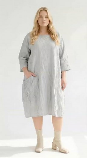 Seelenlook in Oversize: Avantgarde Curvy Mode im eleganten Lagenlook