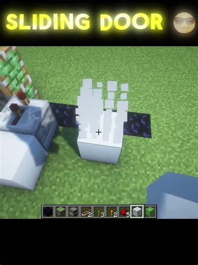 SLIDING DOOR REDSTON MINECRAFT #minecraft #minecraftviral #gaming #trending #trendingshorts #noada