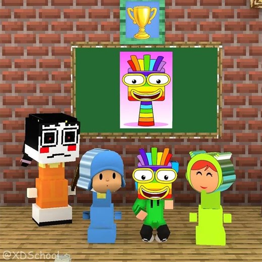 The singing challenge with Sprunki Pocoyo, Fake Sprunki Seven, and Sprunki Nina!