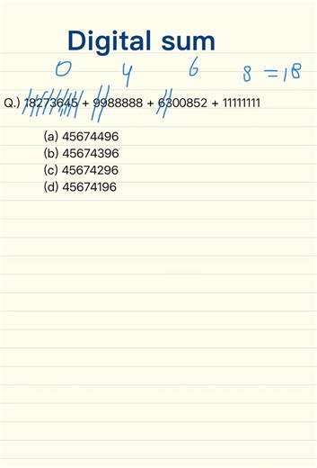 👉 “Can You Solve This Without Calculator? 🤯| Digital sum” #shorts #mathstricks #ssc #digitalsum