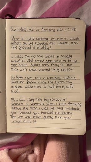 i really miss spring and summer #diary #journal #journalling
