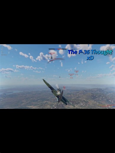 The P-36 Thought xD #warthunder #aviation ##gameplay #montage #planes #pcgaming #multiplayer #gameing #GameplayReels #ww2 #bf109 #p36 #aircraft