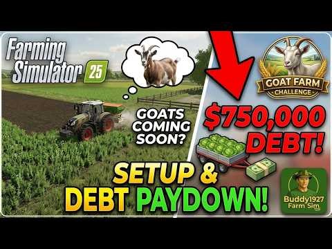 We Finally Planted the Goat Farm! | FS25 Goat Farm Challenge