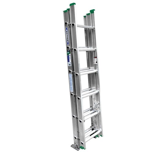 Reviews for Werner 16 ft. Aluminum 3 Section Compact Extension Ladder with 225 lb. Load Capacity Type II Duty Rating | Pg 5 - The Home Depot