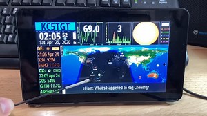 用树莓派在7寸触摸屏上使用Hamclock