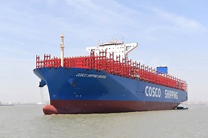 Cosco completa diseño del primer mega-portacontenedor de 25.000 TEUs