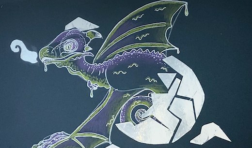 Harry Potter | Learn how to draw Norbert the Norwegian Ridgeback | Wizarding World