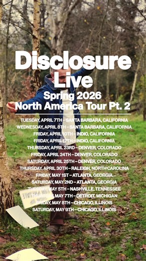 North America pt.2 - WE'RE BACK 🇺🇸 Spring 2026 live show tour.. this is going to be huge!! Support from @Chloé Robinson @Jada Lorraine @Laurence Guy @MALUGI Mike Dunn and our hero @Todd Edwards 🔥 Sign up for pre-sale ticket access (pre-sale begins Weds Jan 21st 10am local) at the link in bio. Get general sale tix Thurs Jan 22nd 10am local. Apr 7th - Santa Barbara, California Apr 8th - Santa Barbara, California Apr 10th - Indio, California, Coachella Apr 17th - Indio, California, Coachella Apr