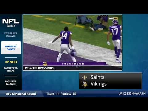 Stefon Diggs' Game Winning TD Catch From Case Keenum - Highlights
