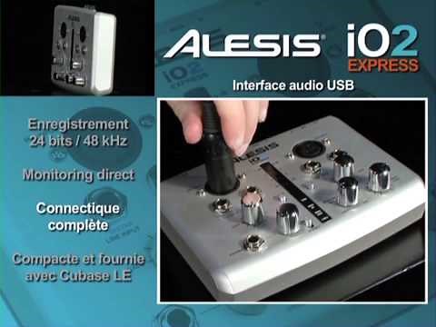 Présentation de l'interface Alesis iO2 EXPRESS