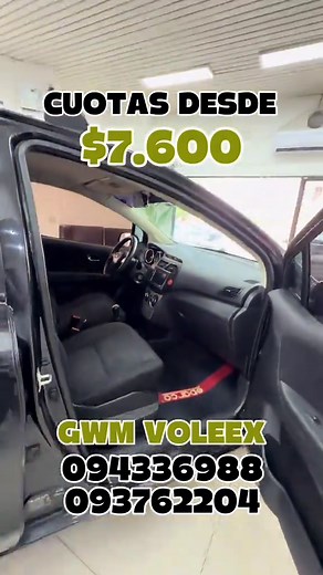 GWM Voleex 🚙 Motor 1.5 2012 •Aire acondicionado •Vidrios eléctricos •Espejos eléctricos •Radio con pantalla •Cámara de reversa •Sensores de aproximación •Llantas •Bloqueo central •Dirección Hidráulica •Transmisión manual •Combustible nafta Valor de patente: 6 cuotas de $2.146 USD 8.900 Documentación en regla y pronta para transferir 🪪 Financiación de la casa ✍🏼 y/o bancaria 🏦 Financiación bancaria hasta en 60 cuotas (primer cuota diferida)! ÚNICOS REQUISITOS: - ingreso mensual mayor a $25.00