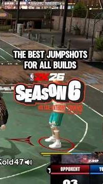 BEST Jumpshots for ALL Builds in NBA 2K26 Season 6 🔥 100% Green Release
