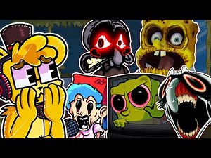 FNF Mistful Crimson Morning Is HORRIFYING... (Friday Night Funkin Vs Spongebob)