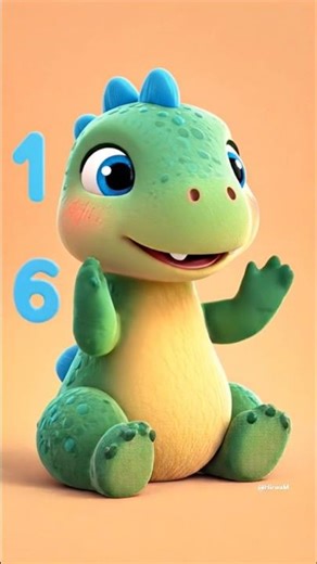 CUTE DINO HAVING COUNTING FUN (1–2–3)🦖 #shorts #youtubeshorts #youtubevideo #shotsfeed #shotstory