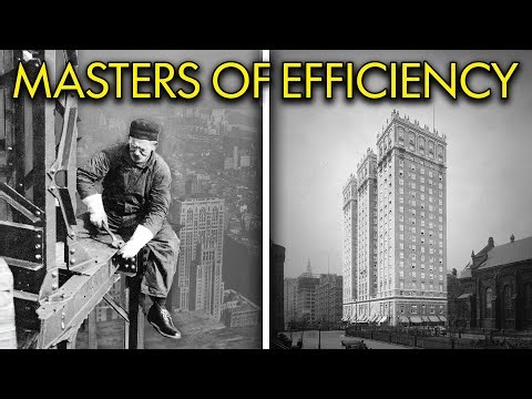 How They Built Skyscrapers Without Cranes In The 1910s
