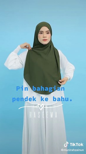 Tutorial Simple Labuh: Cara Pakai Shawl Depan Belakang