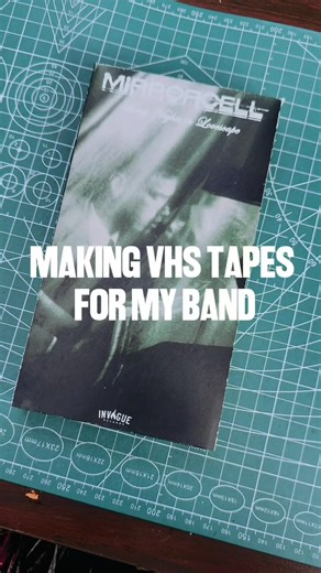 making our album into VHS tapes #vhs #restoration #vhscollector #vhsmovies #nostalgia #vhstapes