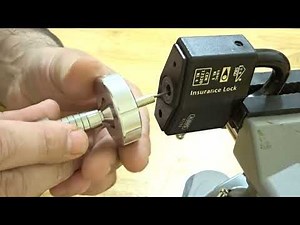 ABUS GRANIT 37/55 PADLOCK.PICKED.