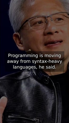 nvidia ceo: english is the future of programming? | #Shorts
