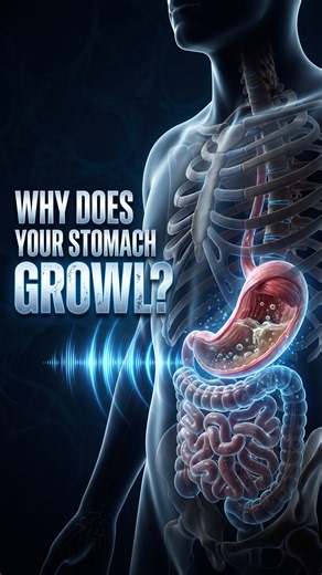 Why Does Your Stomach Growl When You're Hungry? #humanbody #science #anatomy