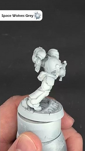 How to Paint White Space Marine Armour #shorts
