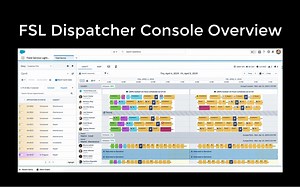 Salesforce FSL（Field Service Lightning）调度员控制台纵览