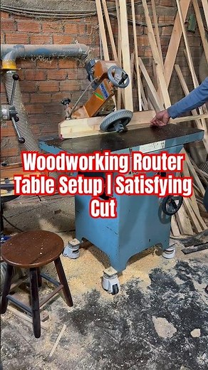 Woodworking Router Table Setup | Satisfying Cut