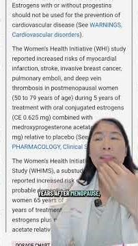FDA removes black box warning on hormone replacement for menopause. #menopause #womenshealth #doctor