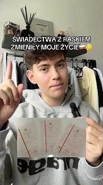 Czy ŚWIADECTWA Z PASKIEM zmieniły moje życie?🤔🇵🇱