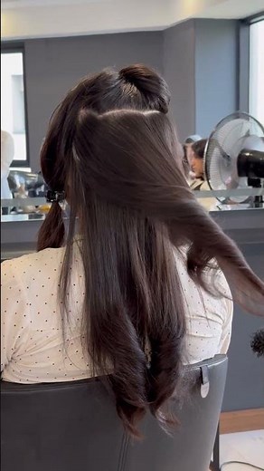 32mm Round Brush Blowout | Big Volume & Bouncy Hair Tutorial 💁‍♀️✨